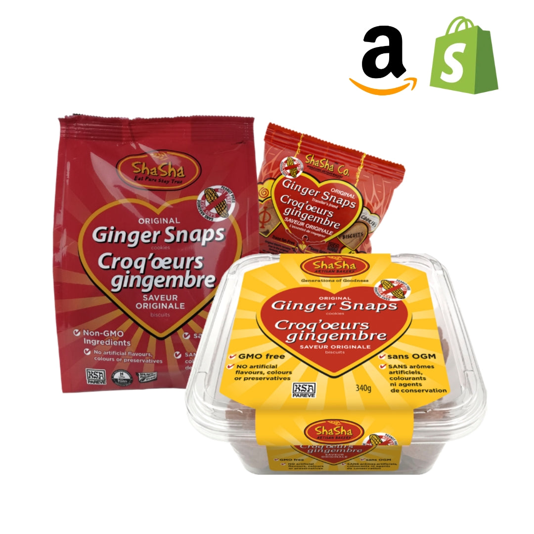Shasha Original Ginger Snap Cookies 300g