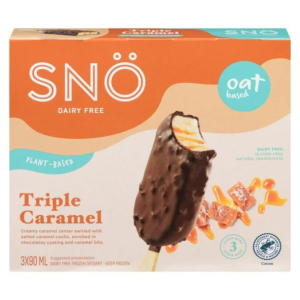 SNO Dairy Free Triple Caramel Bar 3 x 90ml