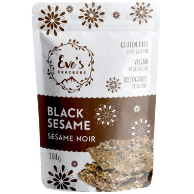 Eve's Crackers Black Sesame 108g