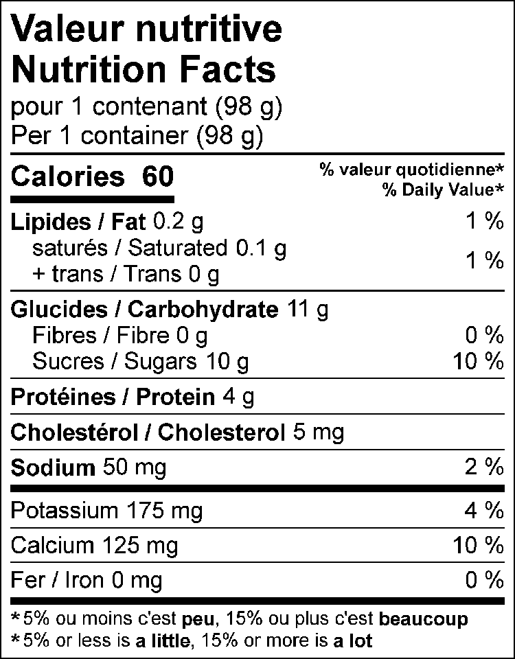 Bio K+ Dairy Vanilla Probiotic 12 pack 98g