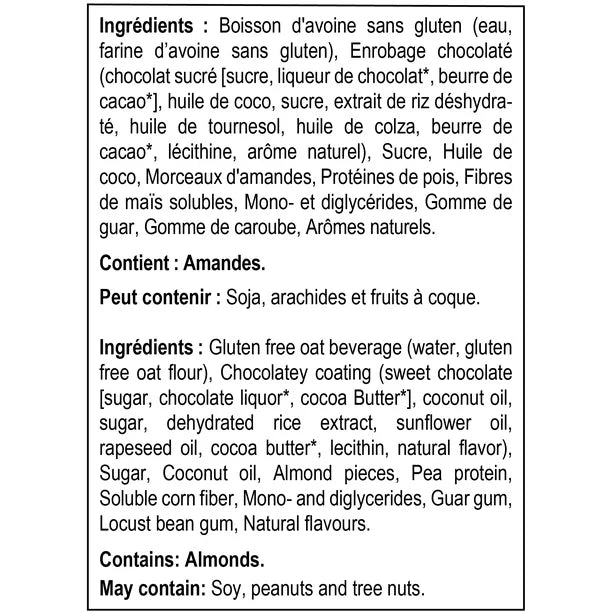 SNO Dairy free Vanilla Almond Bar 3x90ml