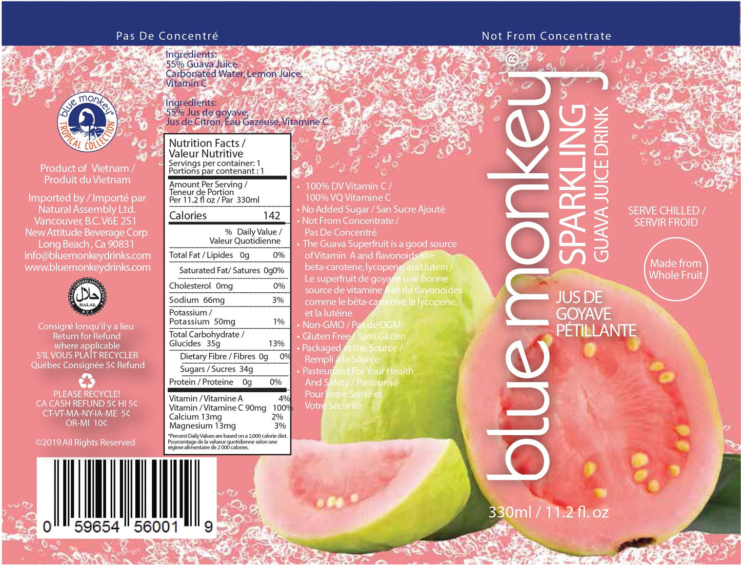 Blue Monkey Guava Juice 330ml