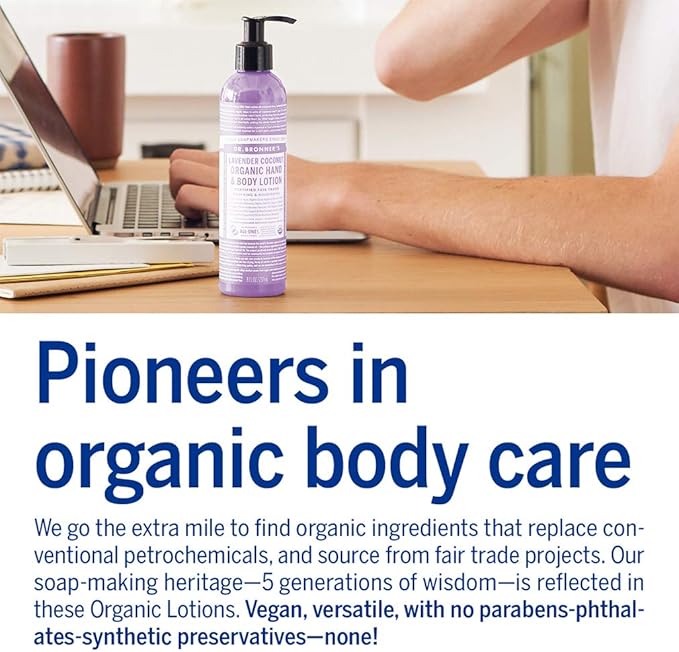 Dr. Bronner's Organic Lavender Coconut Lotion 237ml