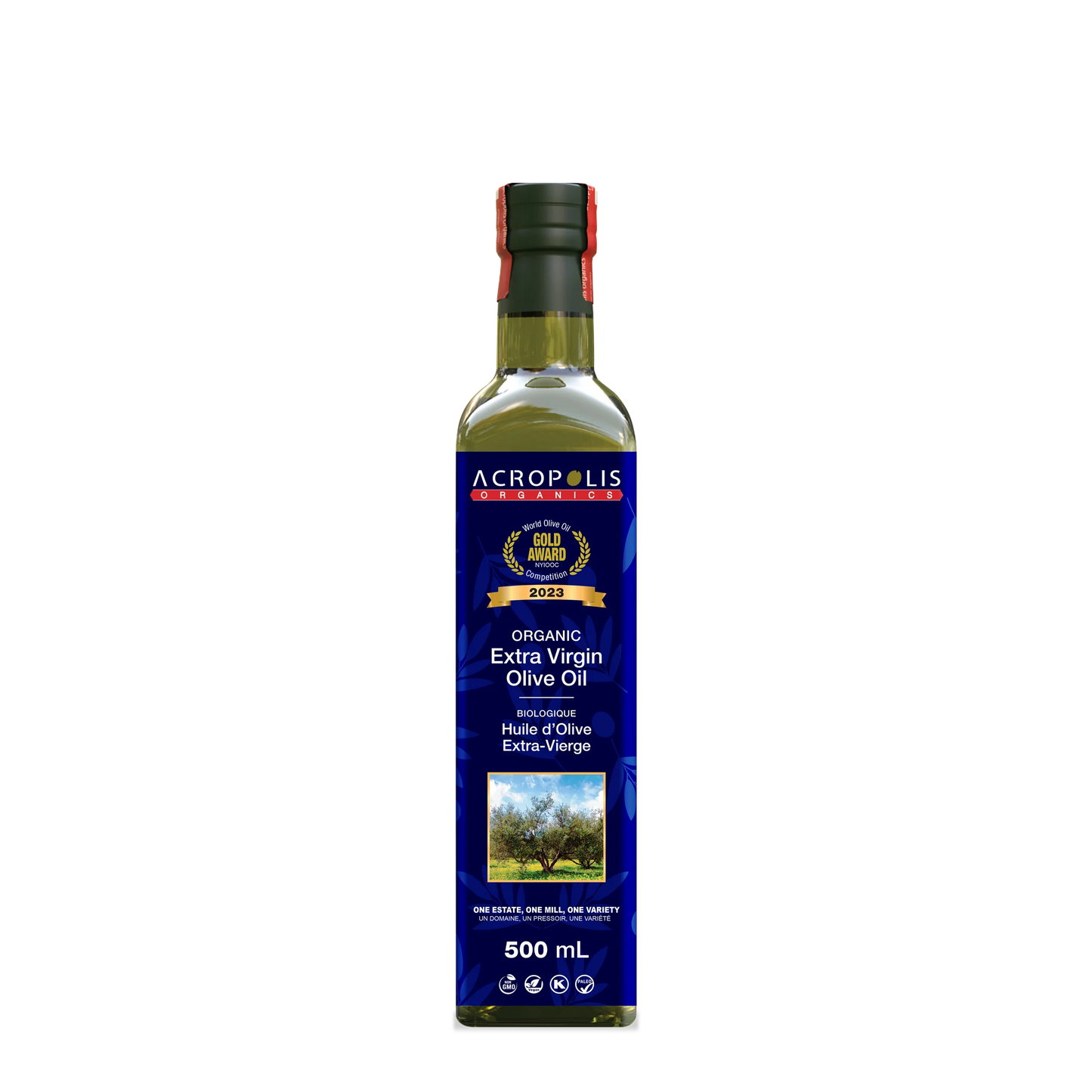 Acropolis Certified Organic Extra Virgin Olive Oil 500ml