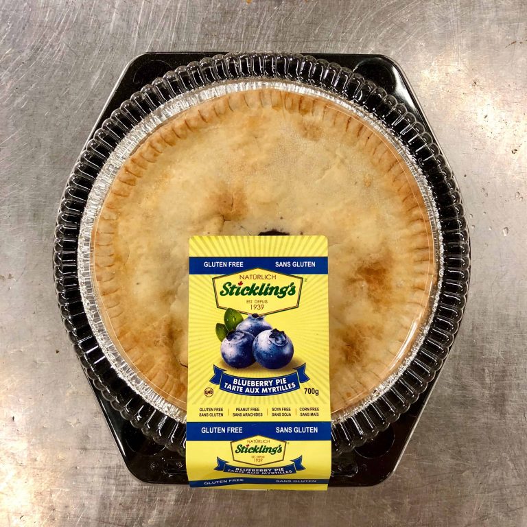 Stickling's Organic GF Blueberry Pie 700g