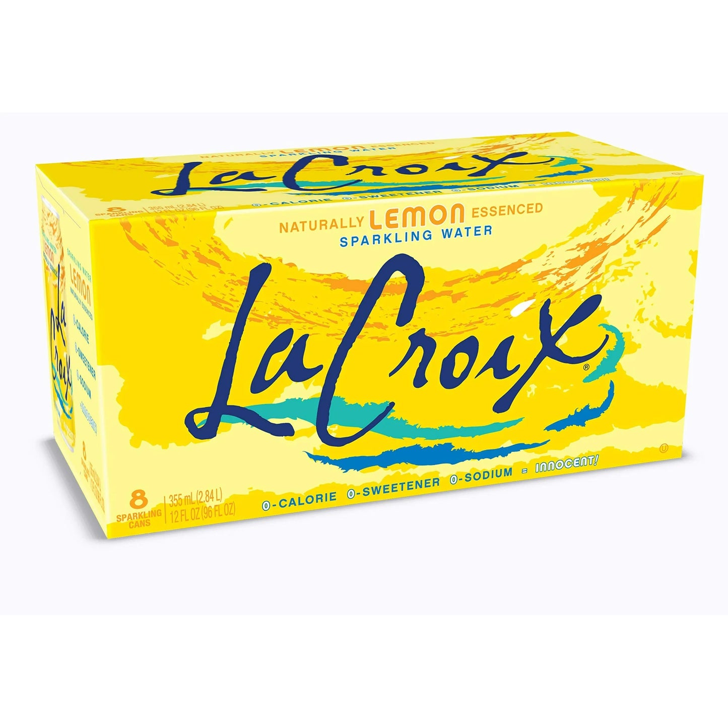 La Croix lemon Sparkling Water 8 pack