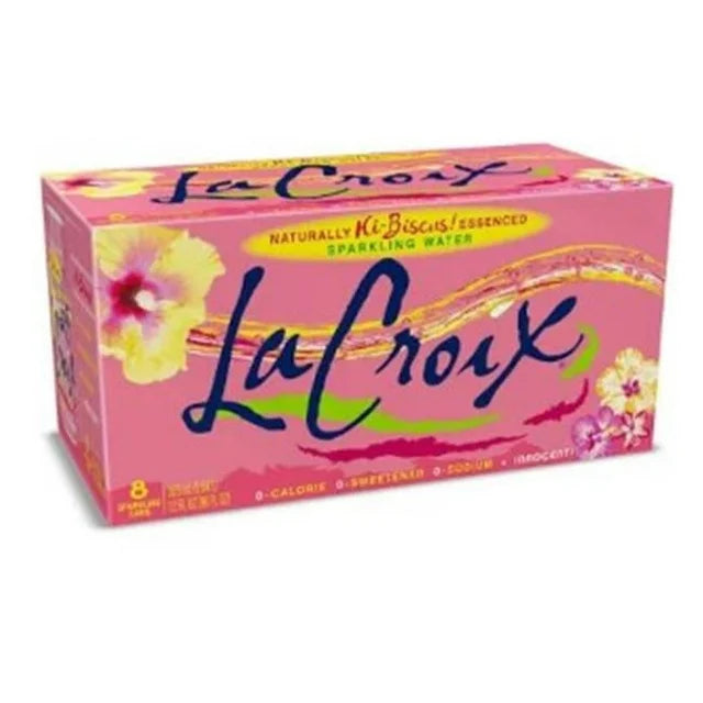 La Croix Hibiscus Sparkling Water 8 Pack