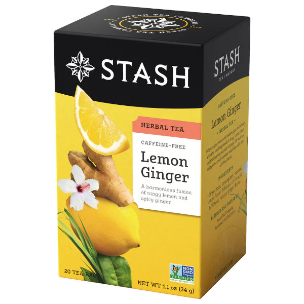 Stash Lemon Ginger Herbal Tea 34gm