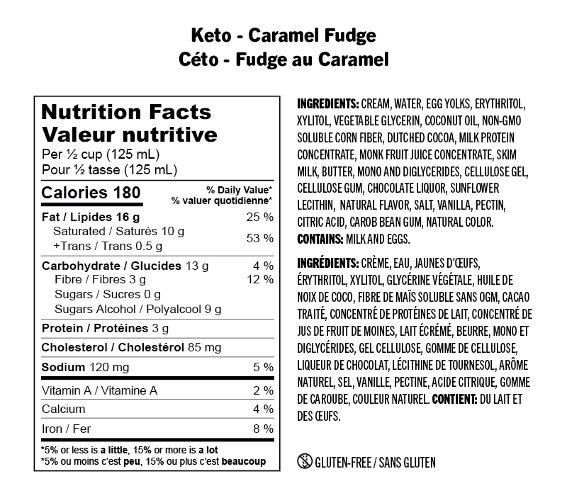 Enlightened Keto Caramel Fudge Ice Cream 473ml