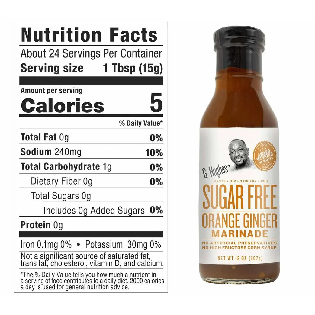 G Hughes Orange Ginger Marinade 367g