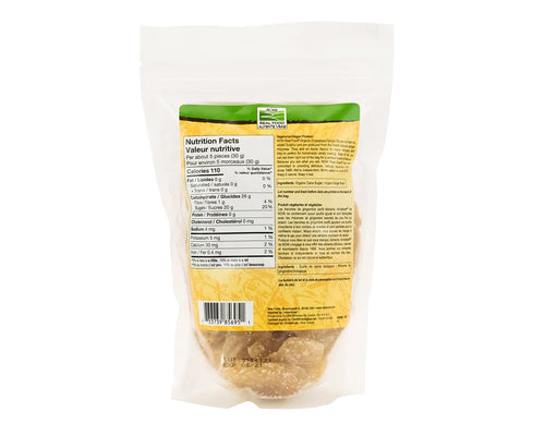 Now Organic Ginger Crystallized 340g
