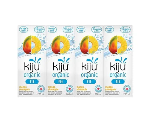 Kiju Organic Pineapple Mango 4 x 200ml