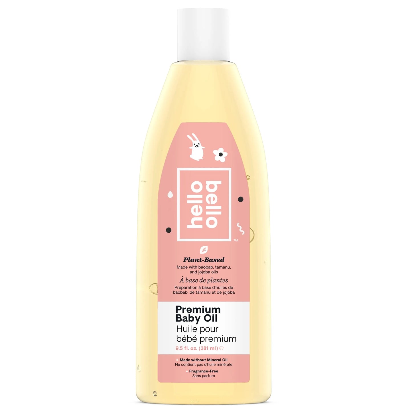 Hello Bello Fragrance free Premium Baby Oil 281ml