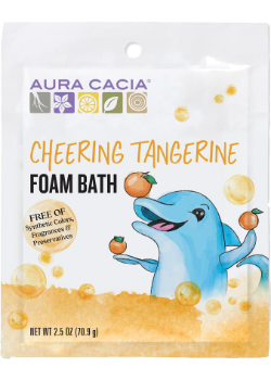 Aura Cacia Cheering Tangerine Foam Bath for Kids 70.90gm