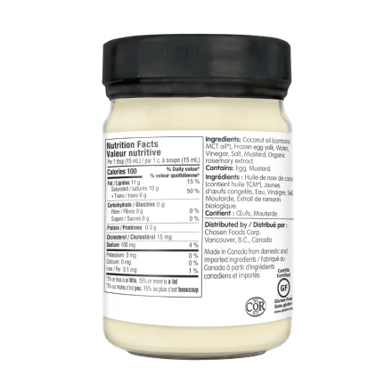 Chosen Foods Keto Traditional Mayonnaise 355ml