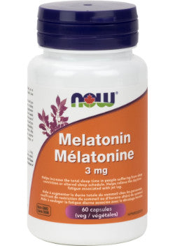 Now Melatonin 3mg 60vcap