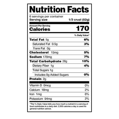 Caulipower Pizza Crusts 2pack 312gm