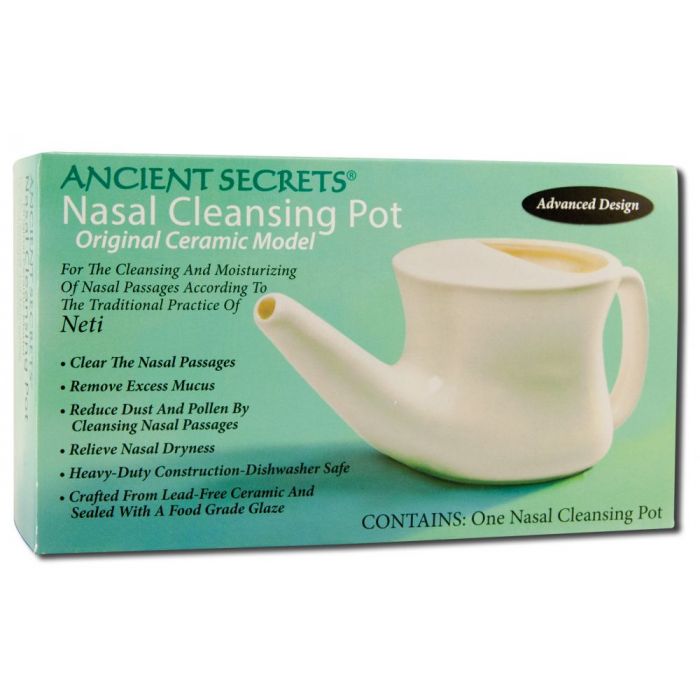 Ancient Secrets Nasal Cleaning Ceramic Pot