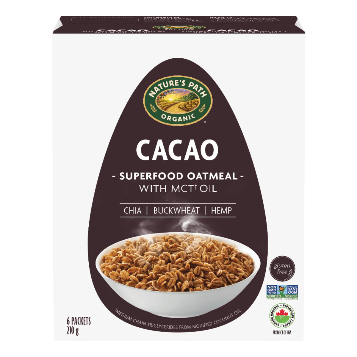 Nature's Path Superfood Oatmeal with MCL Oil