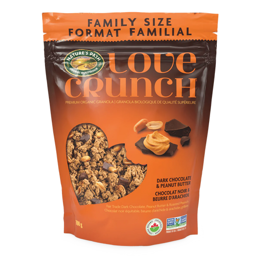 Nature's Path Organic Dark Chocolate Peanut Butter Granola