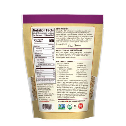 Bob's Red Mill Organic Buckwheat Groats Raw 454g