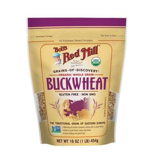 Bob's Red Mill Organic Buckwheat Groats Raw 454g
