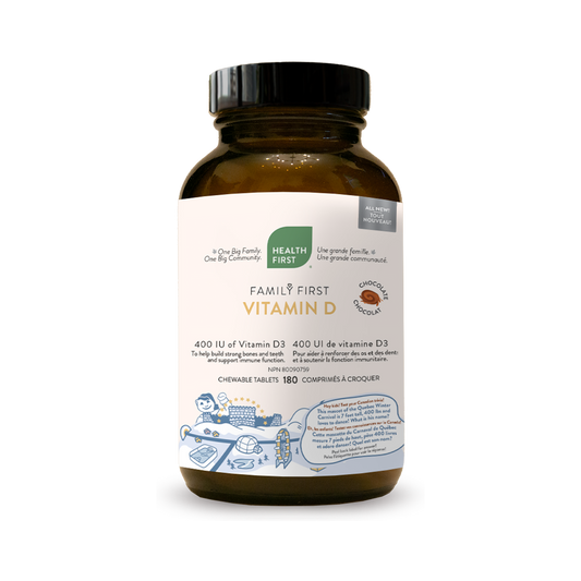Health First Family First Vitamin D3 400IU 180 chewable tablets