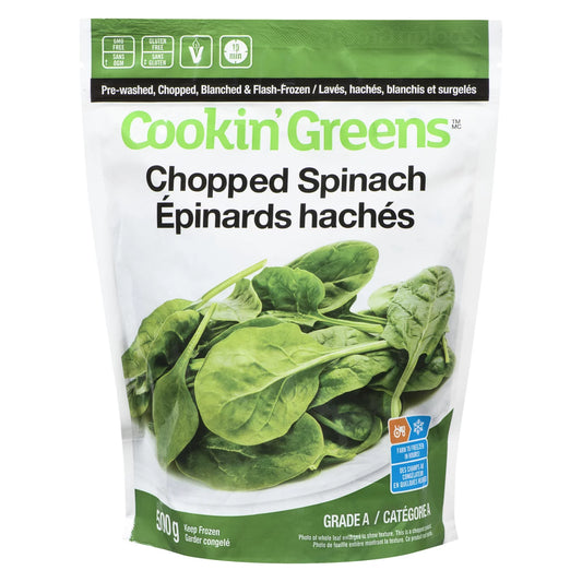 Cookin' Greens Chopped Spinach 500g