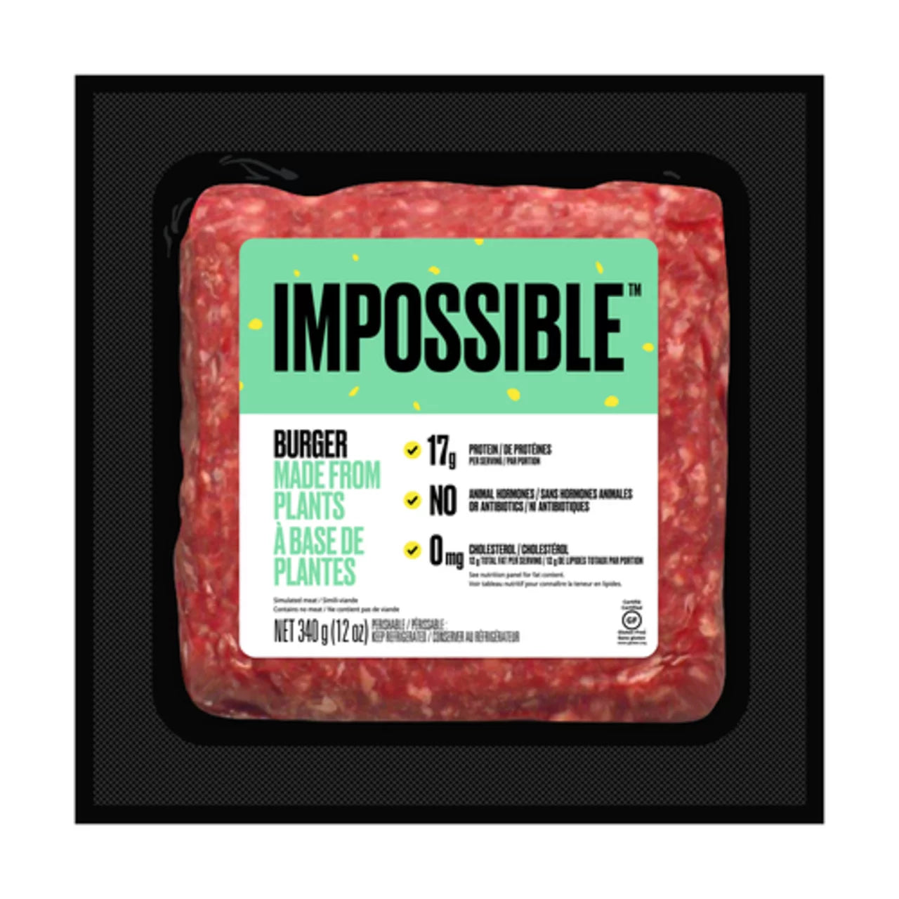 Impossible Plant based Burger Brick 340g