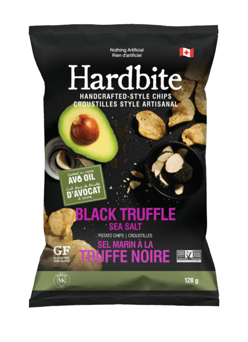 Hardbite Black Truffle Sea Salt Potato Chips 128gm