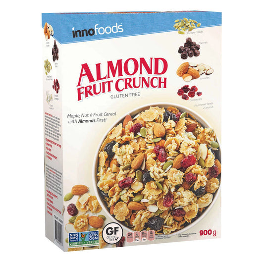 Innofoods GF Almond Fruit Crunch 900gm