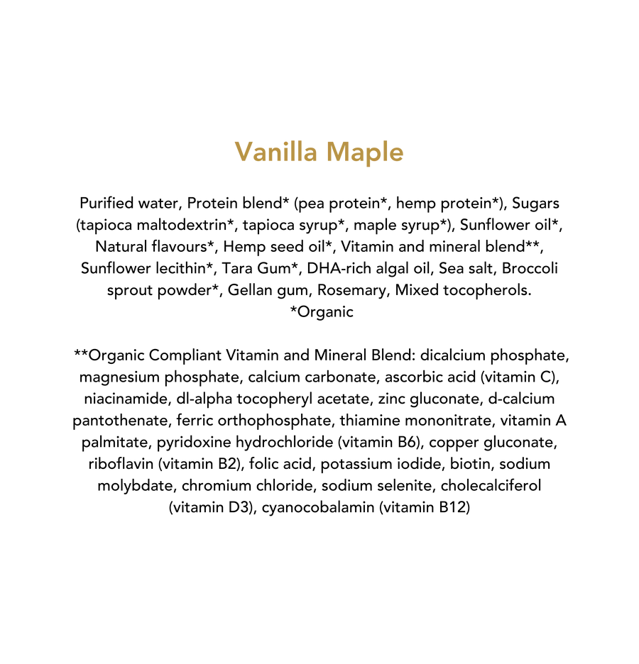 Sperri Plant Based Meal Replacement Vanilla Maple 330ml