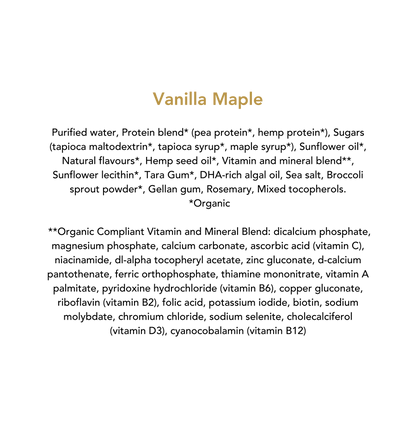 Sperri Plant Based Meal Replacement Vanilla Maple 330ml