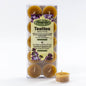 Cheeky Bee 10-pack Gold Tealites Beeswax Candle Jute Bags