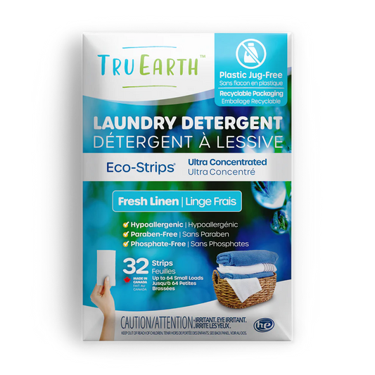 Tru Earth Eco-Strips Laundry Detergent Fresh Linen 32 Loads