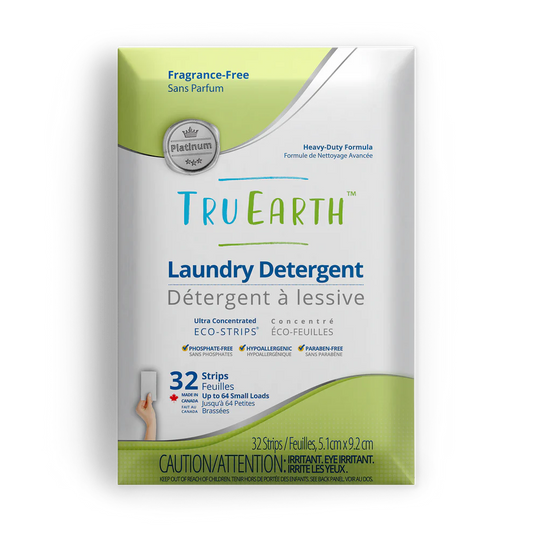Tru Earth Platinum Fragrance Free Eco Strips 32 Load