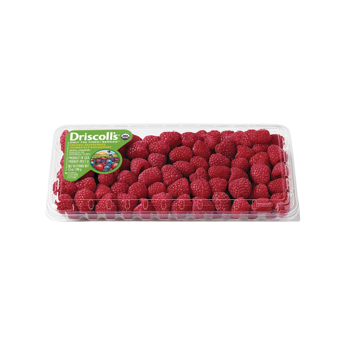 Organic Raspberries 12oz