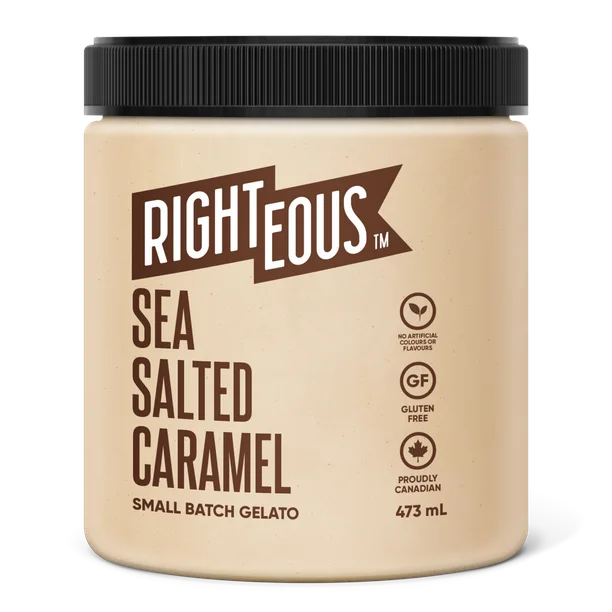 Righteous Salted Caramel Gelato 562ml