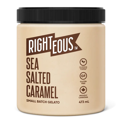 Righteous Salted Caramel Gelato 562ml