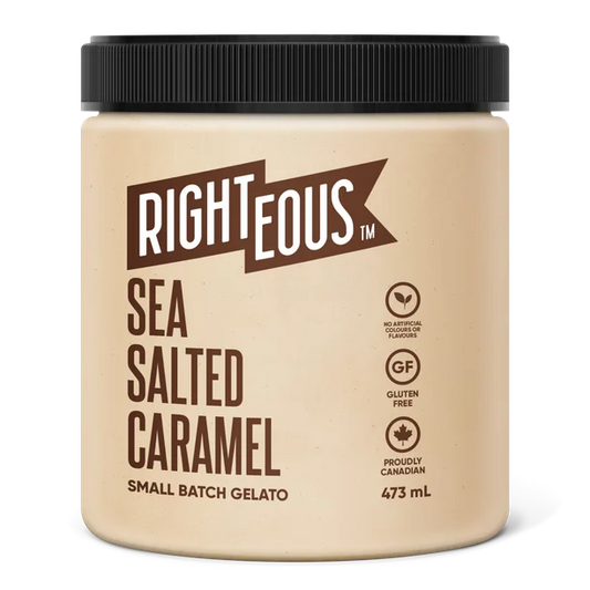 Righteous Salted Caramel Gelato 562ml