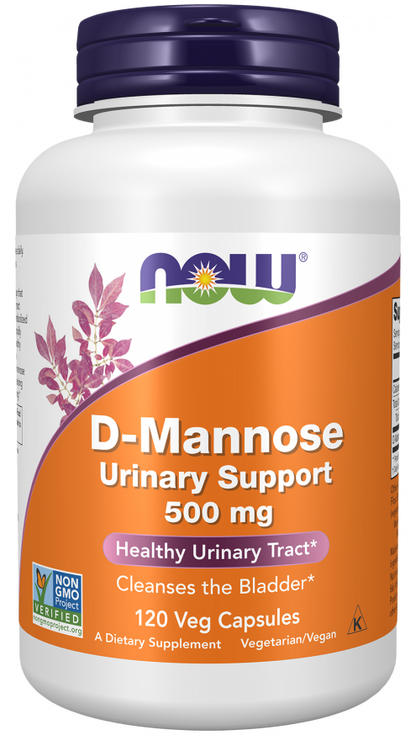 Now D-Mannose 500mg 120ct