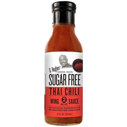 G Hughes Wing Sauce - Sugar Free Thai Chilli 12 oz