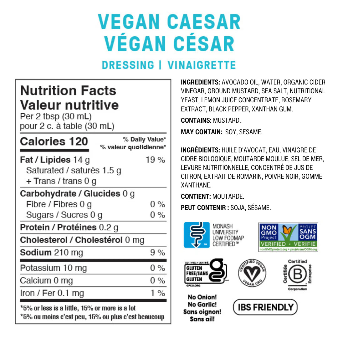 Fody Fodmap Caesar Dressing 236mL