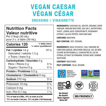 Fody Fodmap Caesar Dressing 236mL