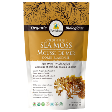 Ecoideas Organic Golden Irish Sea Moss 57gm