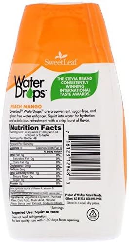 SweetLeaf water Enhancer Peach Mango 48ml