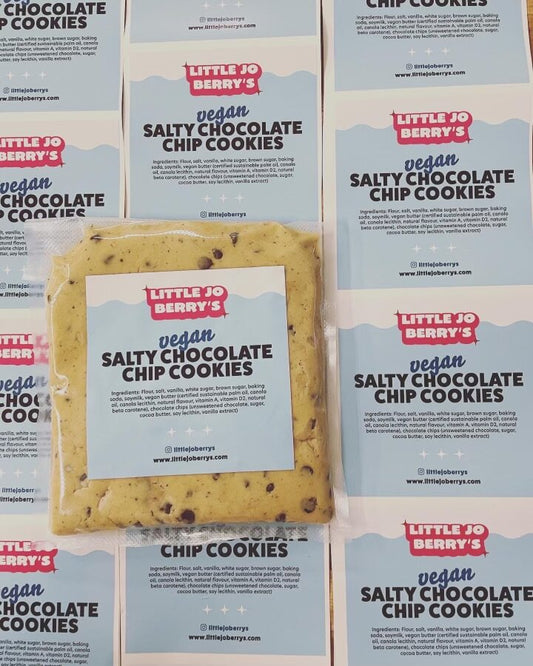 Little Jo Berrys Frozen take home and bake Salty Chocolate Chip Cookies 650gm