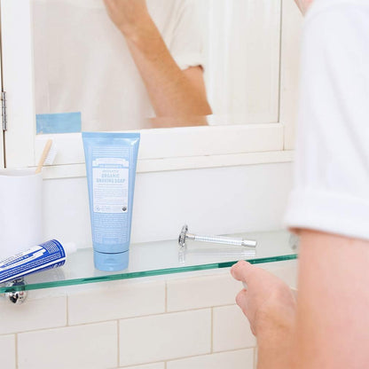 Dr. Bronner's Organic Unscented Shave Soap 207ml