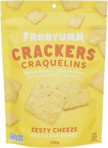 FreeYumm Zesty Cheese Crackers 120g