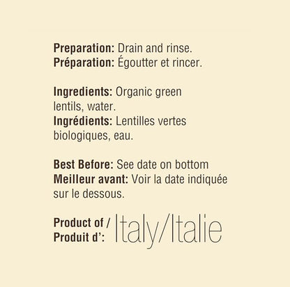 Eat Wholesome Organic Green Lentils 398ml